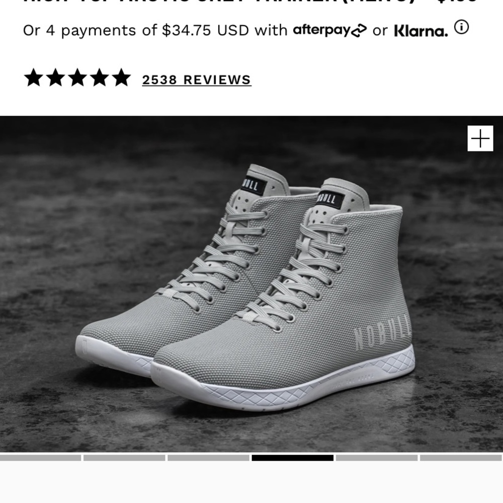 Arctic Grey No Bull High Top Trainers